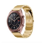Strap-it® Strap-itSamsung Galaxy Watch 3 - 41mm metalen bandje (goud)