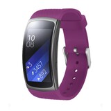 Strap-it® Samsung Gear Fit 2 / Gear Fit 2 Pro siliconen bandje (paars)