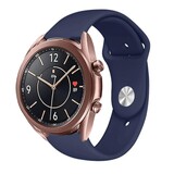 Strap-it® Samsung Galaxy Watch 3 sport bandje 41mm (donkerblauw)