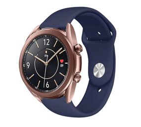 Strap-it® Samsung Galaxy Watch 3 sport bandje 41mm (donkerblauw)