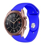 Strap-it® Samsung Galaxy Watch 3 sport bandje 41mm (blauw)