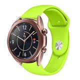 Strap-it® Samsung Galaxy Watch 3 sport bandje 41mm (lichtgroen)