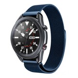 Strap-it® Samsung Galaxy Watch 3 Milanese band 45mm (blauw)