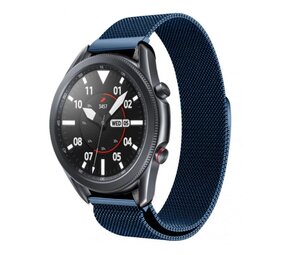 Strap-it® Samsung Galaxy Watch 3 Milanese band 45mm (blauw)