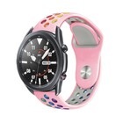 Strap-it® Strap-it Samsung Galaxy Watch 3 sport band 45mm (roze/kleurrijk)