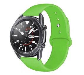 Strap-it® Samsung Galaxy Watch 3 sport band 45mm (lichtgroen) Strap-it® Samsung Galaxy Watch 3 sport band 45mm (lichtgroen)