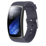 Strap-it® Samsung Gear Fit 2 / Gear Fit 2 Pro siliconen bandje (grijsblauw)
