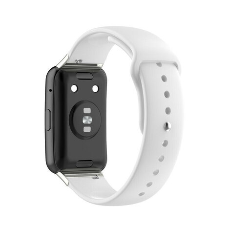 Strap-it® Strap-it Huawei Watch Fit SE sport bandje (wit)