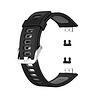 Strap-it® Strap-it Huawei Watch Fit SE sport gesp bandje (zwart/grijs) Strap-it® Strap-it Huawei Watch Fit SE sport gesp bandje (zwart/grijs)