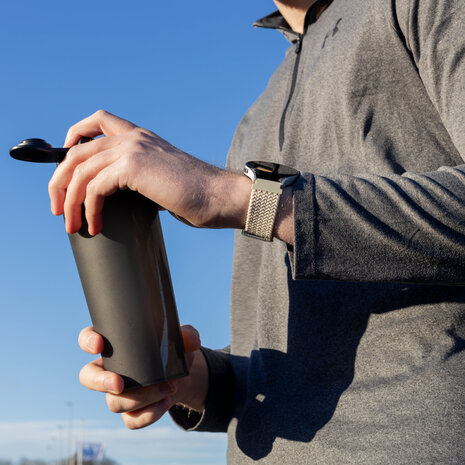 Strap-it® Strap-it Withings ScanWatch Light gevlochten band met P-buckle (sterrenlicht)