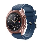 Strap-it® Strap-it Samsung Galaxy Watch 3 41mm siliconen bandje (donkerblauw)