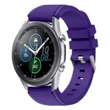Strap-it® Samsung Galaxy Watch 3 45mm siliconen bandje (paars)