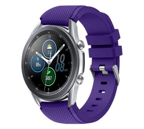 Strap-it® Samsung Galaxy Watch 3 45mm siliconen bandje (paars)