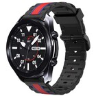 Strap-it® Strap-it Samsung Galaxy Watch 3 Special Edition band 45mm (zwart/rood)