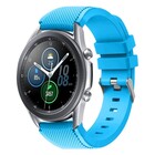 Strap-it® Strap-it Samsung Galaxy Watch 3 45mm siliconen bandje (lichtblauw)