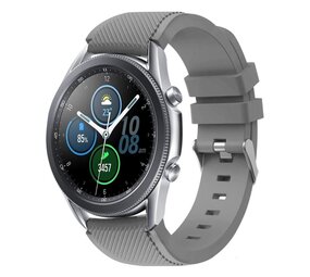 Strap-it® Samsung Galaxy Watch 3 45mm siliconen bandje (grijs)