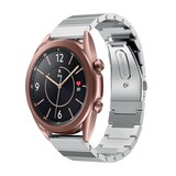 Strap-it® Samsung Galaxy Watch 3 - 41mm metalen bandje (zilver)