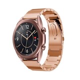 Strap-it® Samsung Galaxy Watch 3 - 41mm metalen bandje (rosé goud) Strap-it® Samsung Galaxy Watch 3 - 41mm metalen bandje (rosé goud)