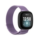 Strap-it® Strap-it Fitbit Versa 3 Milanese band (lichtpaars)