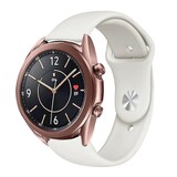 Strap-it® Samsung Galaxy Watch 3 sport bandje 41mm (wit)