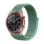 Strap-it® Strap-it Samsung Galaxy Watch 3 - 41mm nylon bandje (mint)