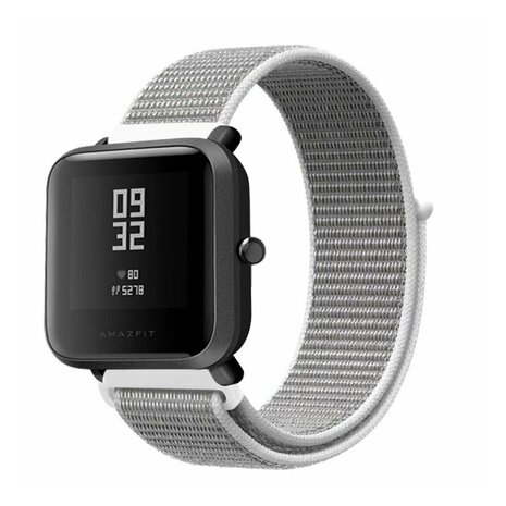 Strap-it® Strap-it Xiaomi Amazfit Bip nylon band (zeeschelp)