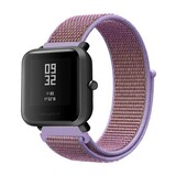 Strap-it® Xiaomi Amazfit Bip nylon band (lila)