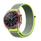 Strap-it® Strap-it Samsung Galaxy Watch 3 - 41mm nylon bandje (fluoriserend)