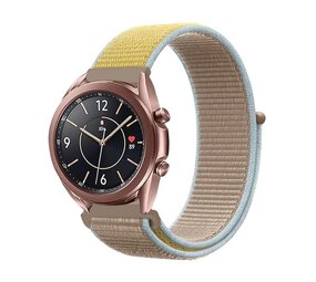 Strap-it® Samsung Galaxy Watch 3 - 41mm nylon band (camel) Strap-it® Samsung Galaxy Watch 3 - 41mm nylon band (camel)