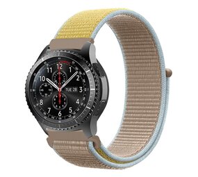 Strap-it® Samsung Galaxy Watch 46mm nylon band (camel) Strap-it® Samsung Galaxy Watch 46mm nylon band (camel)