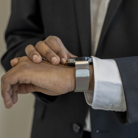 Strap-it® Strap-it Amazfit GTR 3 (Pro) Milanese band (titanium)