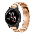 Strap-it® Strap-it Garmin Venu 2 stalen band - 45mm - rosé goud