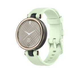 Strap-it® Garmin Lily siliconen bandje (lichtgroen)