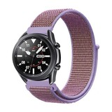 Strap-it® Samsung Galaxy Watch 3 - 45mm nylon band (lila)