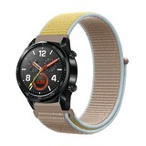 Strap-it® Huawei Watch GT 2 nylon band (camel)
