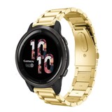 Strap-it® Garmin Venu 2 stalen band - 45mm - goud