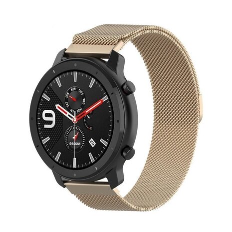 Strap-it® Strap-it Xiaomi Amazfit GTR Milanese band (champagne)