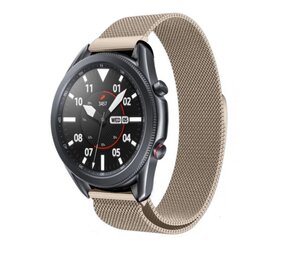 Strap-it® Samsung Galaxy Watch 3 Milanese band 45mm (champagne)