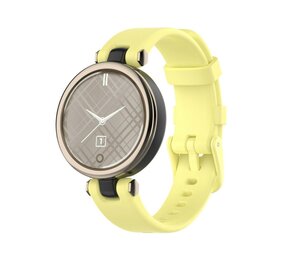 Strap-it® Garmin Lily siliconen bandje (geel)