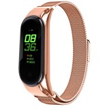 Strap-it® Xiaomi Mi Band 6 Milanese band (rosé goud)