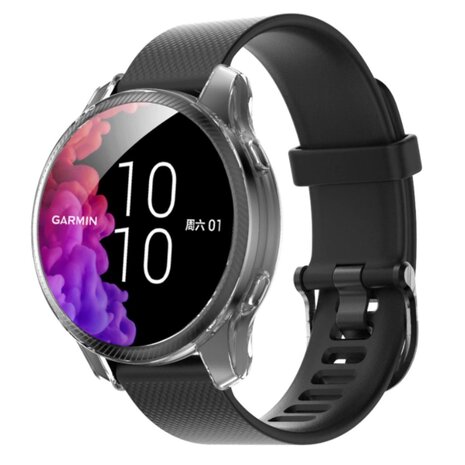 Strap-it® Strap-it Garmin Venu TPU beschermhoes (transparant)