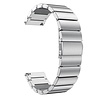 Strap-it® Strap-it metalen horlogeband 22mm - universeel - zilver Strap-it® Strap-it metalen horlogeband 22mm - universeel - zilver