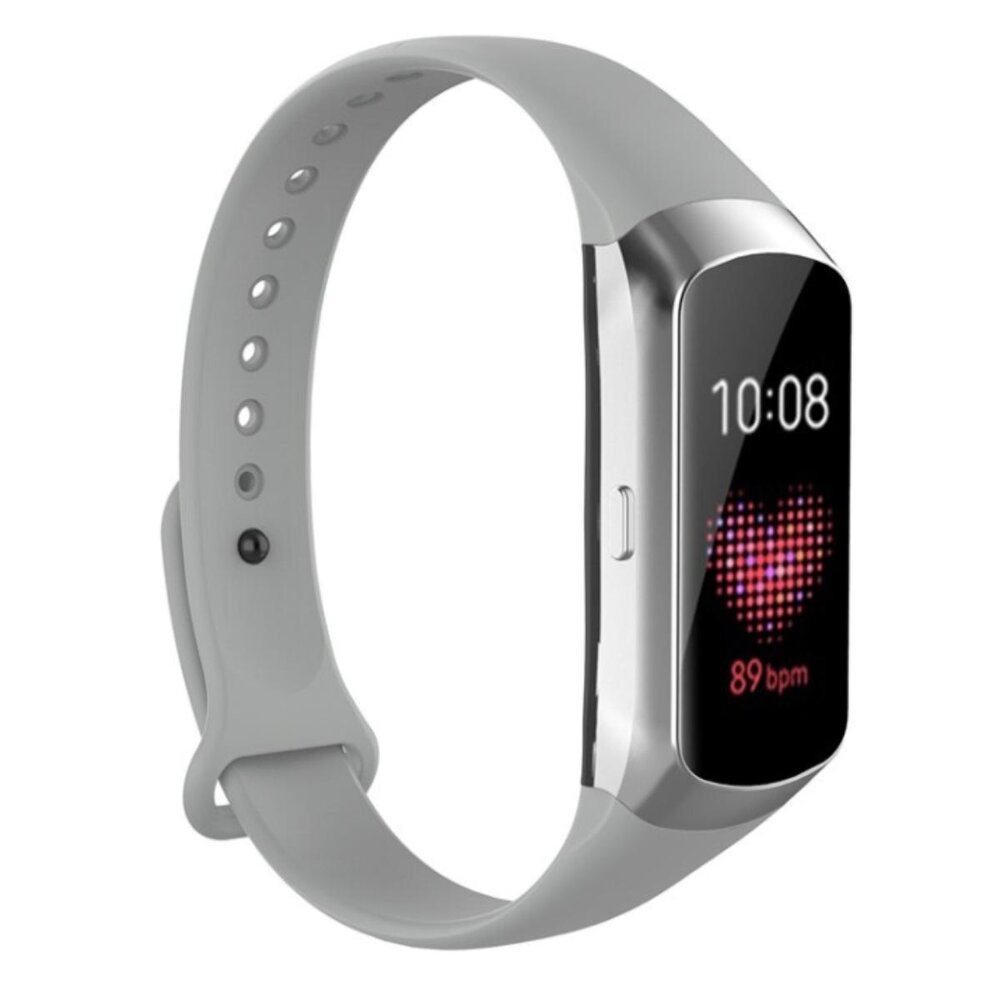 Strap-it® Strap-it Samsung Galaxy Fit siliconen bandje (grijs)