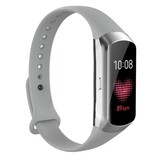 Strap-it® Samsung Galaxy Fit siliconen bandje (grijs)