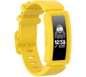 Strap-it® Fitbit Ace 2 siliconen bandje (geel)