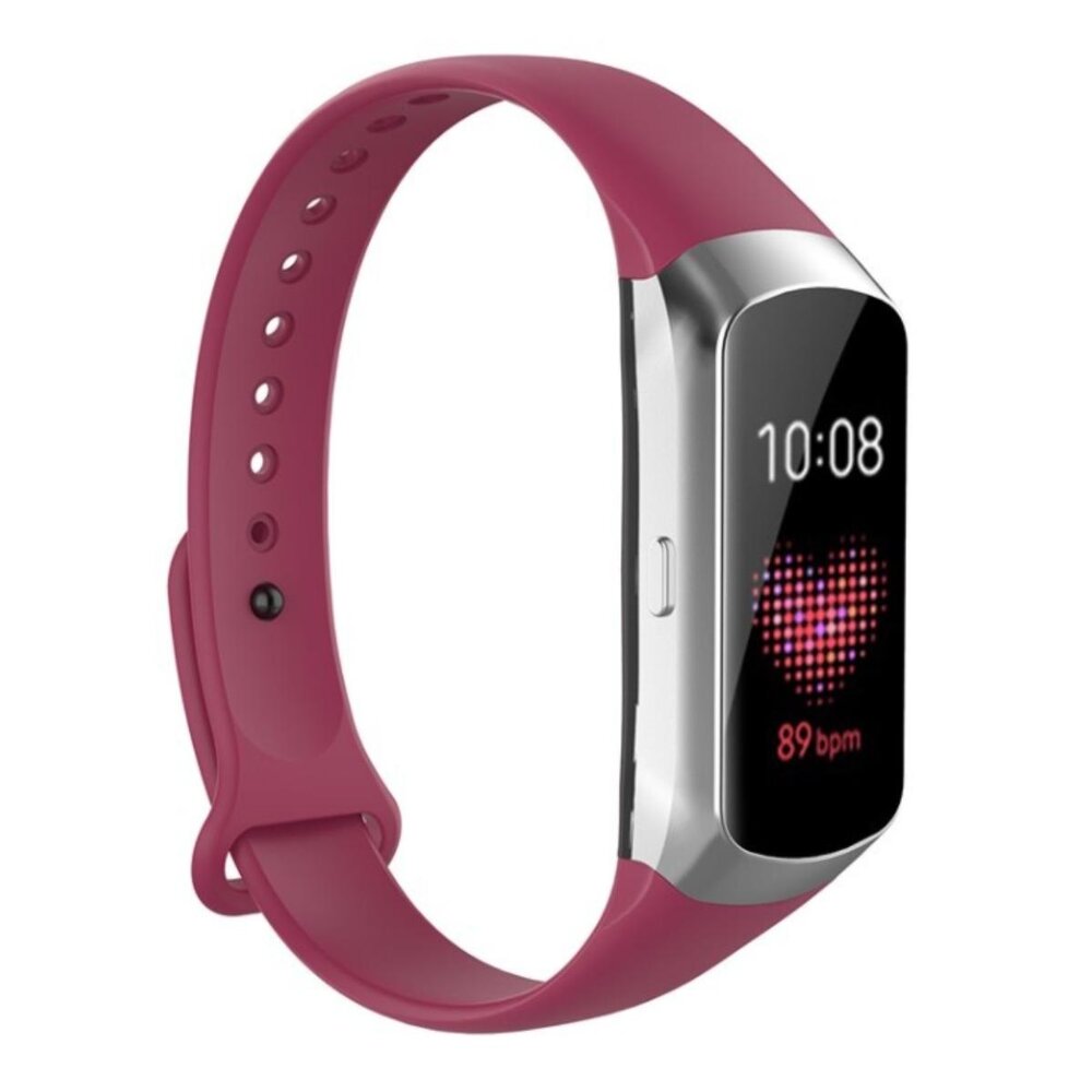 Strap-it® Strap-it Samsung Galaxy Fit siliconen bandje (wijnrood)
