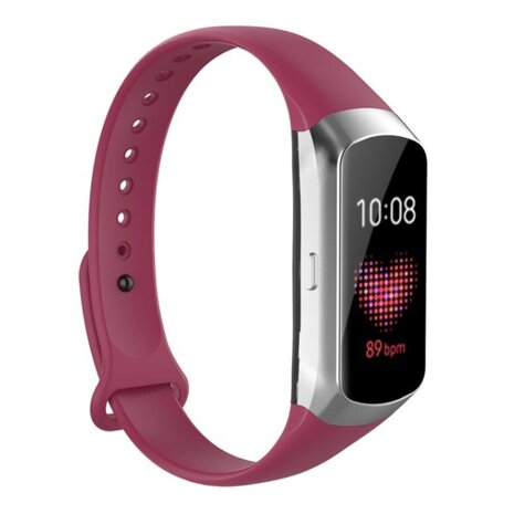 Strap-it® Strap-it Samsung Galaxy Fit siliconen bandje (wijnrood)