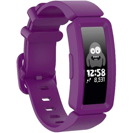 Strap-it® Strap-it Fitbit Ace 2 siliconen bandje (paars)