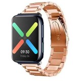 Strap-it® Oppo Watch stalen band (rosé goud)