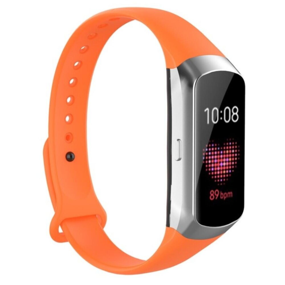 Strap-it® Strap-it Samsung Galaxy Fit siliconen bandje (oranje)